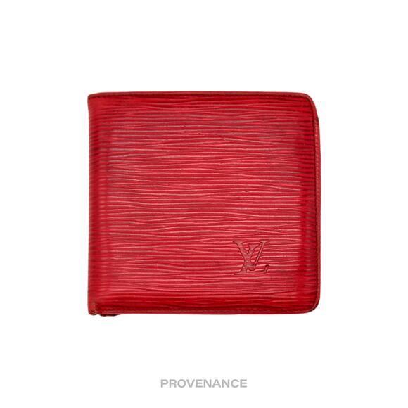 🔴 Louis Vuitton MALLETIER Marco Wallet - Red Epi Leather - Picture 2 of 10
